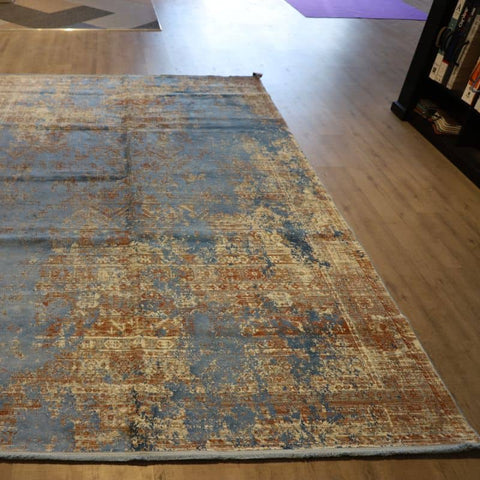 Multicolor Hand Knotted Wool Bamboo Silk Rugs
