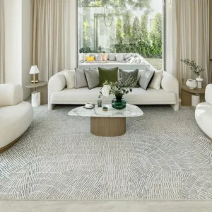 Abstract Line-Drawn Carpet