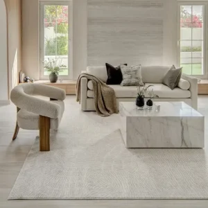 Abstract Line-drawn Patterned Carpet