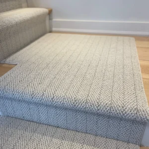 Amalfi Carrara Herringbone Stair Runner