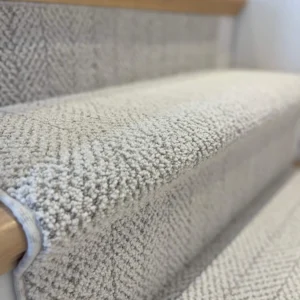 Amalfi Carrara Herringbone Stair Runner