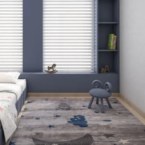 Ashwood charcoal slate hand tufted Rugs