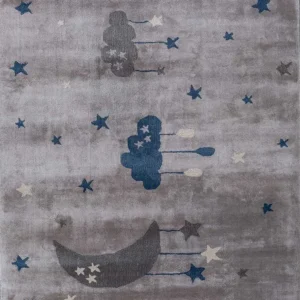 Ashwood charcoal slate hand tufted Rugs