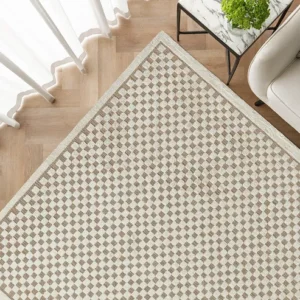 Checkerboard Patterned Carpet