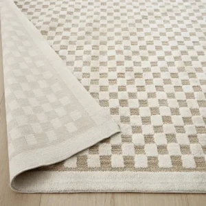 Checkerboard Patterned Carpet
