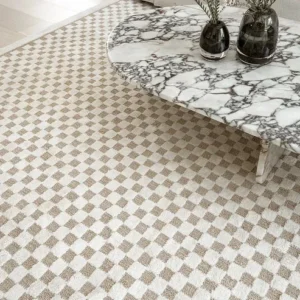 Checkerboard Patterned Carpet