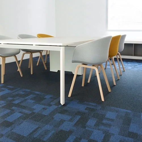 Elite Cube Sea Blue Carpet Tiles
