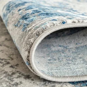 Faded Abstract Pattern Carpet