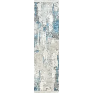 Faded Abstract Pattern Carpet