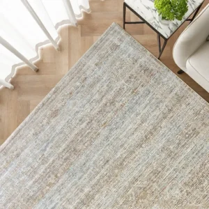 Faded Medallion Patterned Carpet