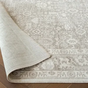 Faded Traditional Patterned Carpet