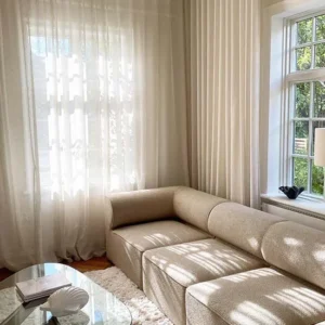 Fallingwater Shaggy Recycled PET Rug - Bone White