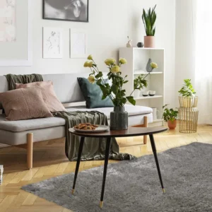 Mid Grey Aurora Supersoft Luxury Rug1