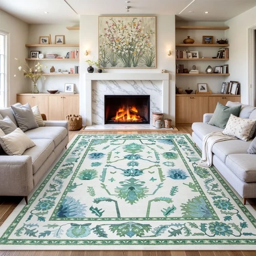 Modern Living Room Carpet