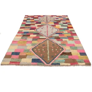 Moroccan Berber Afghanistan Hand Knotted Wool Rug