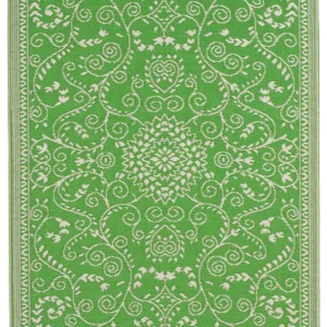 Murano - Lime Green & Cream Persian Outdoor Rug