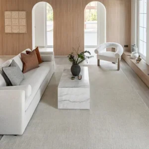 Narrow Textured Stripes Carpet