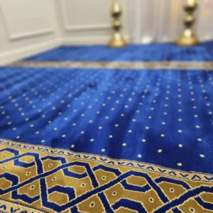 Navy Blue Mosque & Masjid Carpet