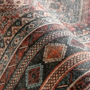 Ornate Border Diamond Pattern Carpet
