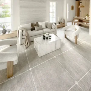 Oversized Grid Line Patterned Carpet