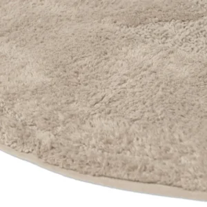 Round bath mat - Gertie (Beige)