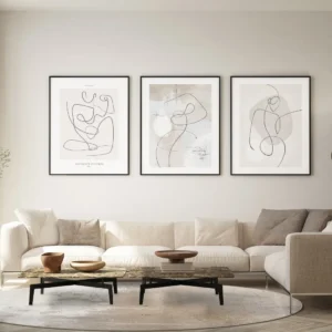 Round rug—Bornos Grey Beige