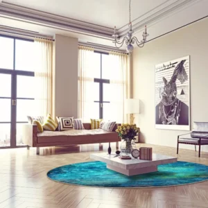 Round rug - Pardos Blue