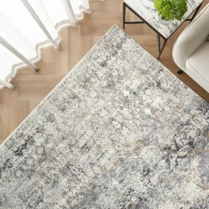 Rustic And Distressed Grey Carpet