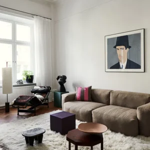 Shaggy Wool Rug - Bone White