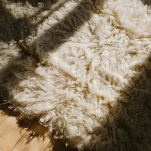 Shaggy Wool Rug - Oatmeal