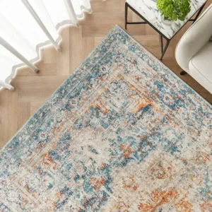 Traditional Medallion Pattern Carpet