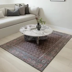 Traditional Repeating Pattern Maroon-red Carpet