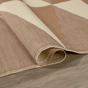 Tucson - Natural Modern Geometric Outdoor Rug for Patio