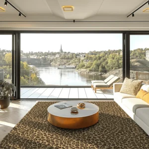 Wilton rug - Leopard Brown