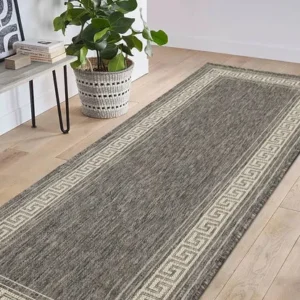 FLATWEAVE GEL Greek Key New Steel Grey