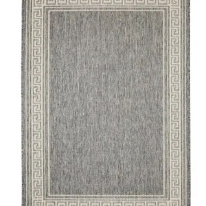 FLATWEAVE GEL Greek Key New Steel Grey