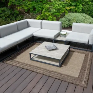 SUMAC Indoor Outdoor SUM102 Beige Brown Rug