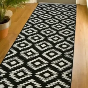County Indoor Outdoor Genesis BLACK Rug
