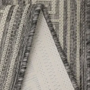 FLATWEAVE GEL Greek Key New Steel Grey