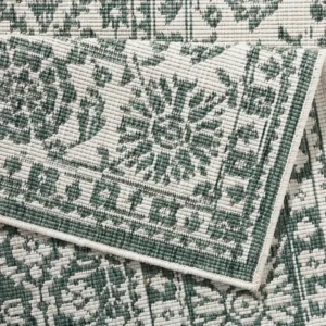 Twin 103115 Green Cream Rug