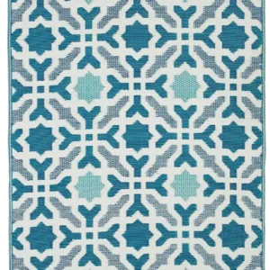 Outdoor Rugs – Seville Blue Farmhouse Rug