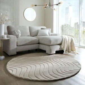Round Rugs – Mesmerise Abstract Wool Rug